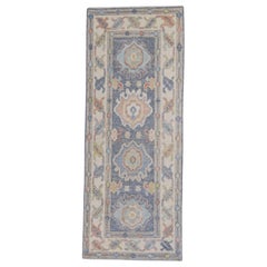 Türkischer Oushak-Teppich 2'5" x 6'3" #16638