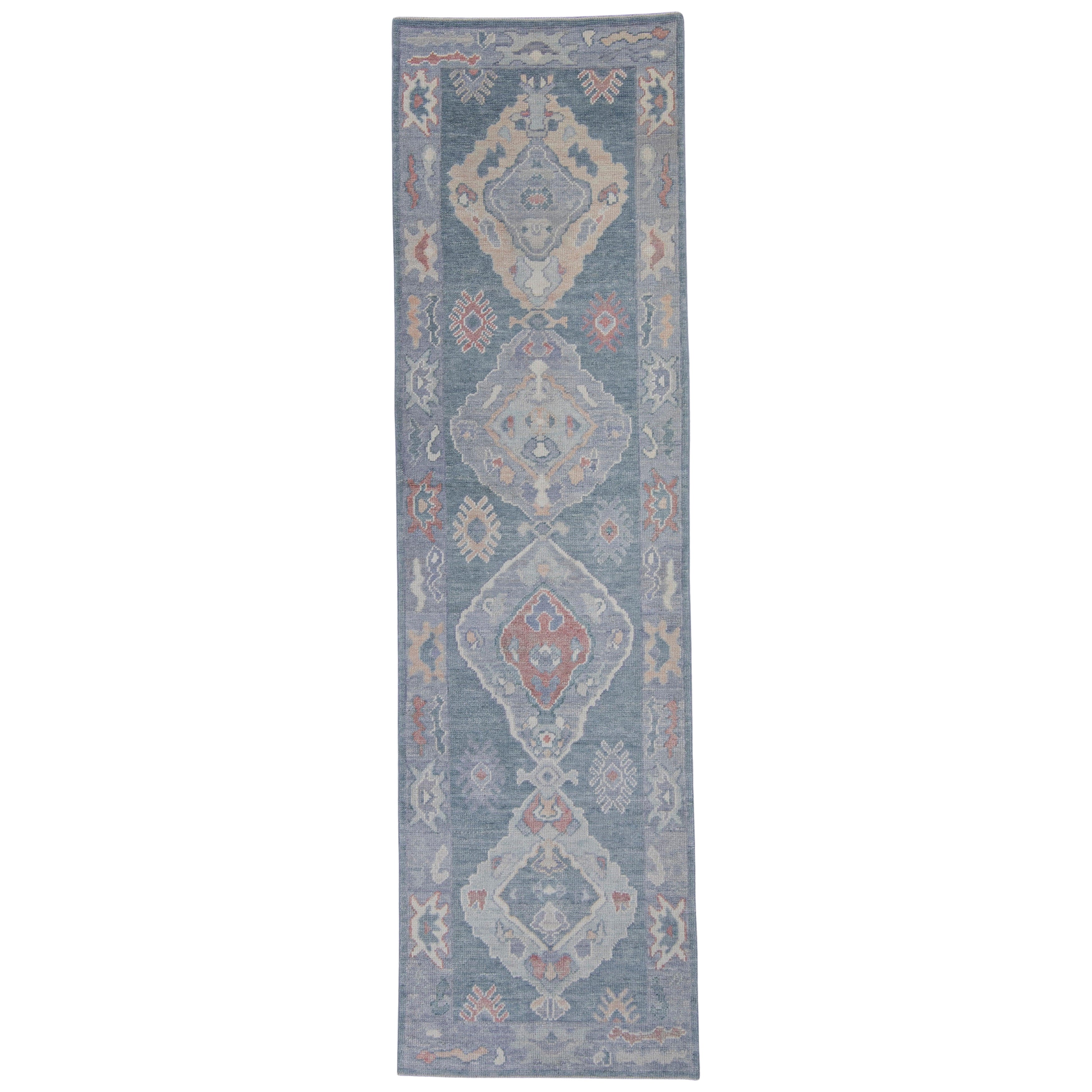 Türkischer Oushak-Läufer 2'9" x 9'11" #16604