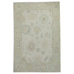 Alfombra turca Oushak 6'1" x 9'1" #16123