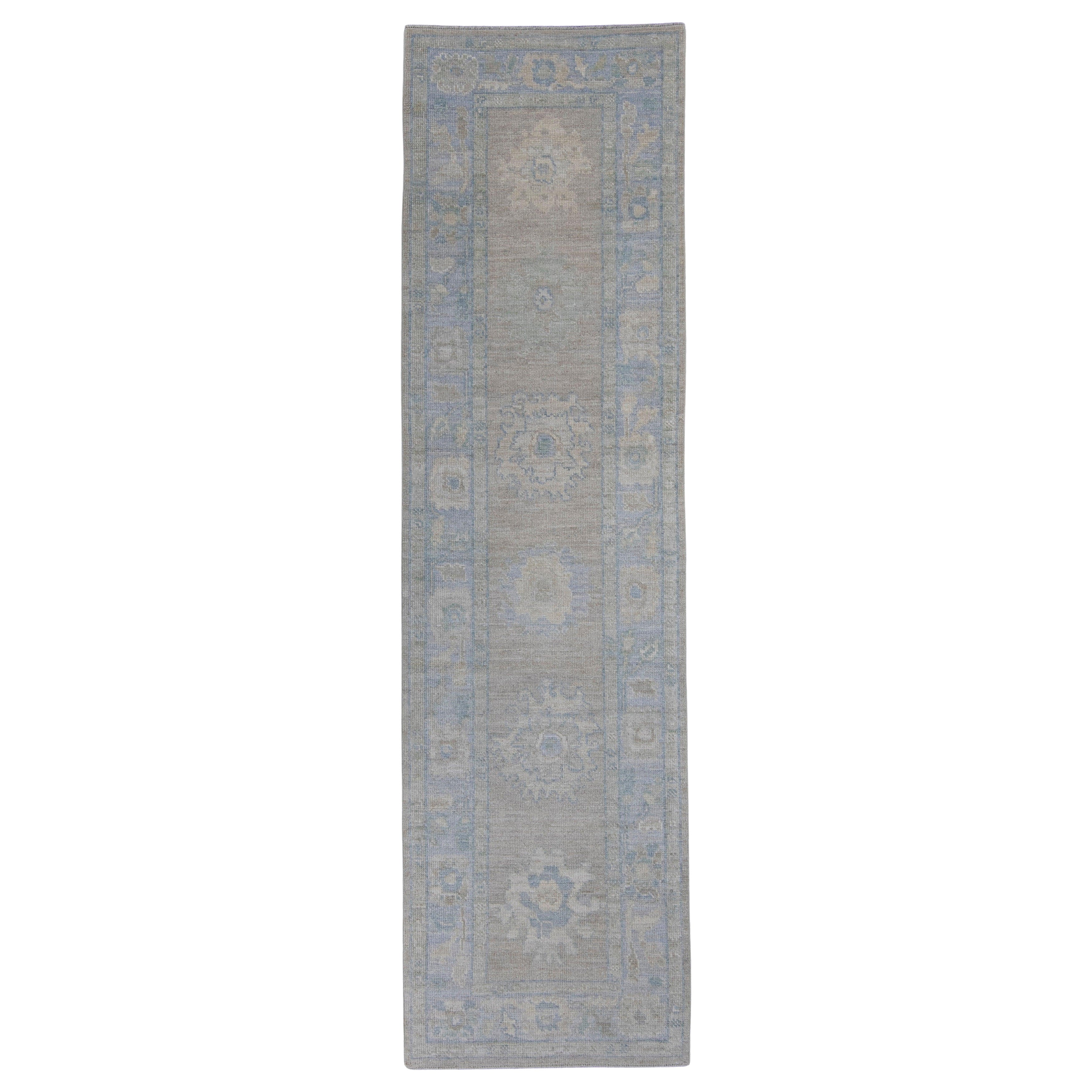 Türkischer Oushak-Läufer 2'10" x 10'1" #16207