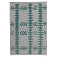 Kilim turco de tejido plano hecho a mano #16798
