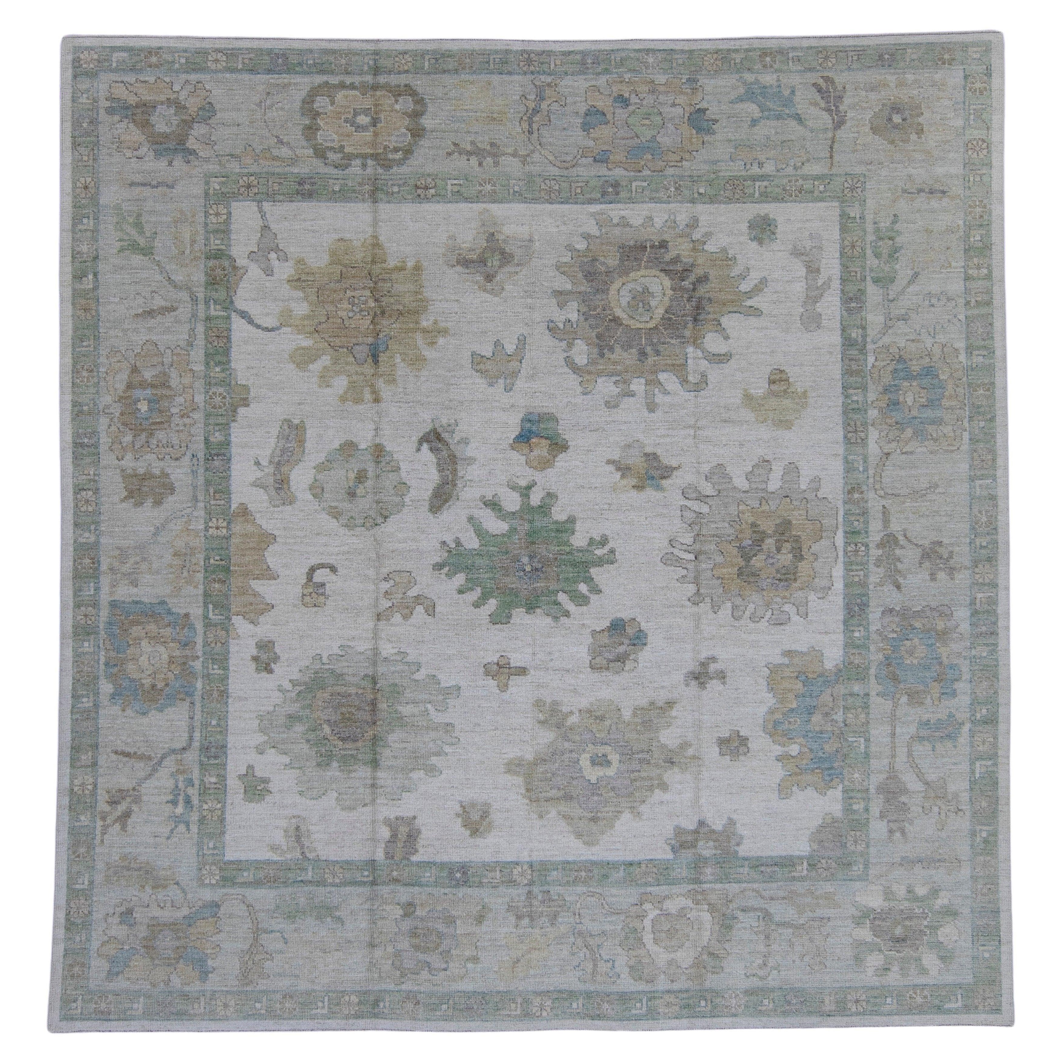 Square Turkish Oushak Rug 10'1" x 10'6" #16155