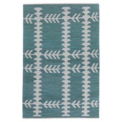 Kilim turco de tejido plano hecho a mano #16797