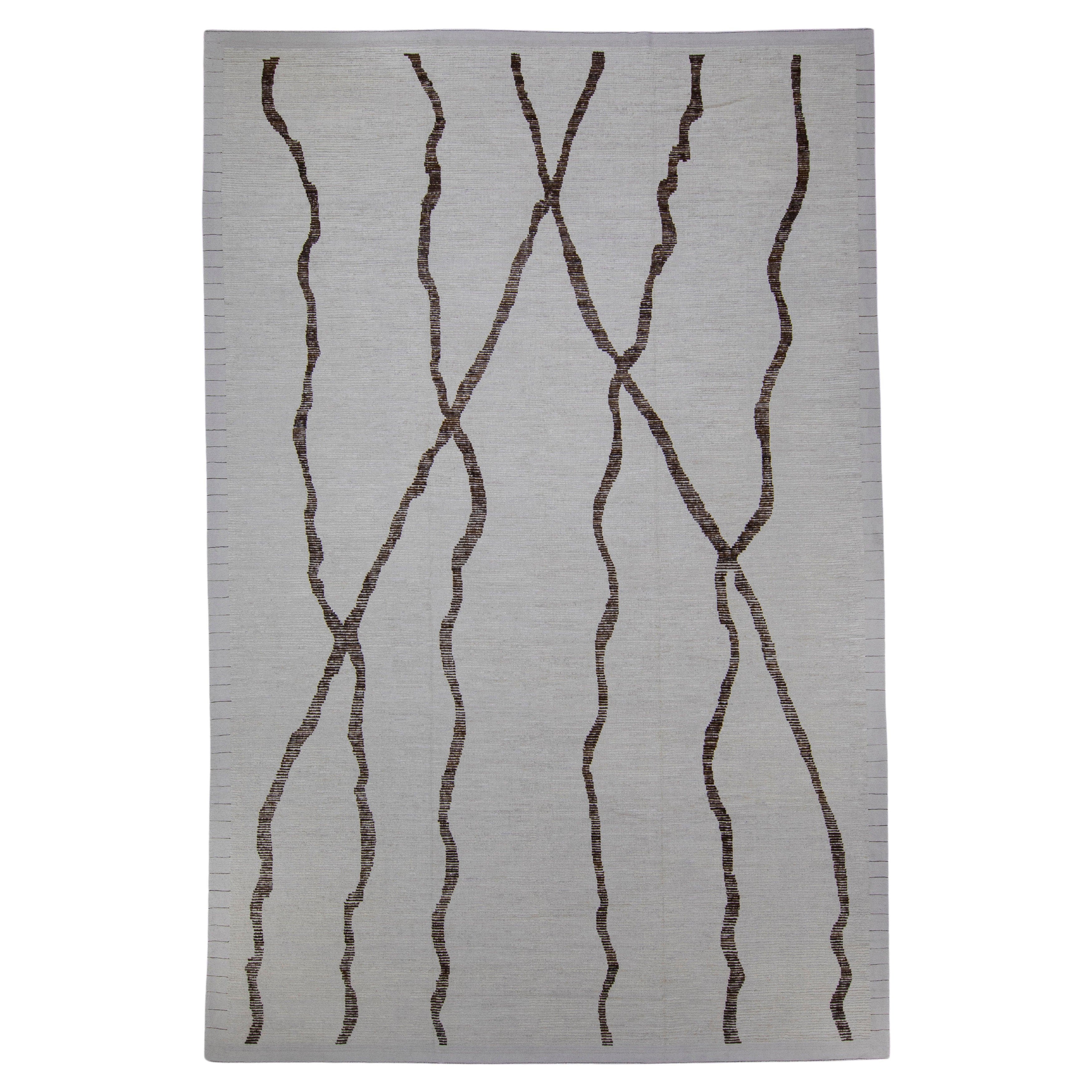 Hand Knotted Turkish Tulu Rug 12'8" x 19'4" #16044