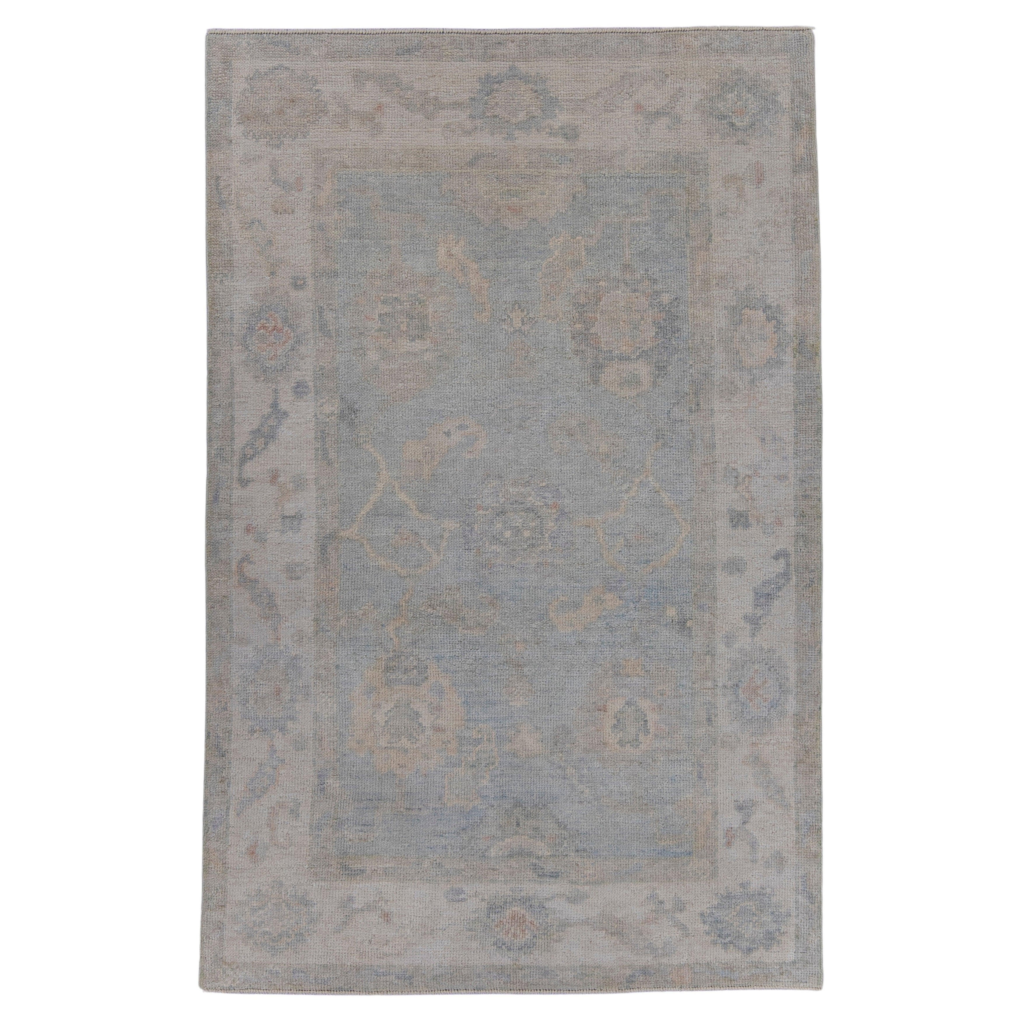 Türkischer Oushak-Teppich 3'11" x 6'1" #16625
