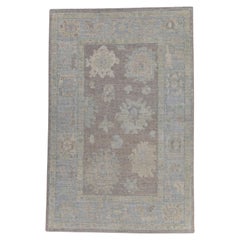 Tappeto Oushak turco 4'2" x 6'3" #16455