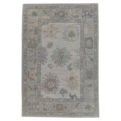 Alfombra turca Oushak 4'3" x 6'2" #16447