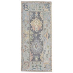 Türkischer Oushak-Teppich 2'8" x 6'1" #16681