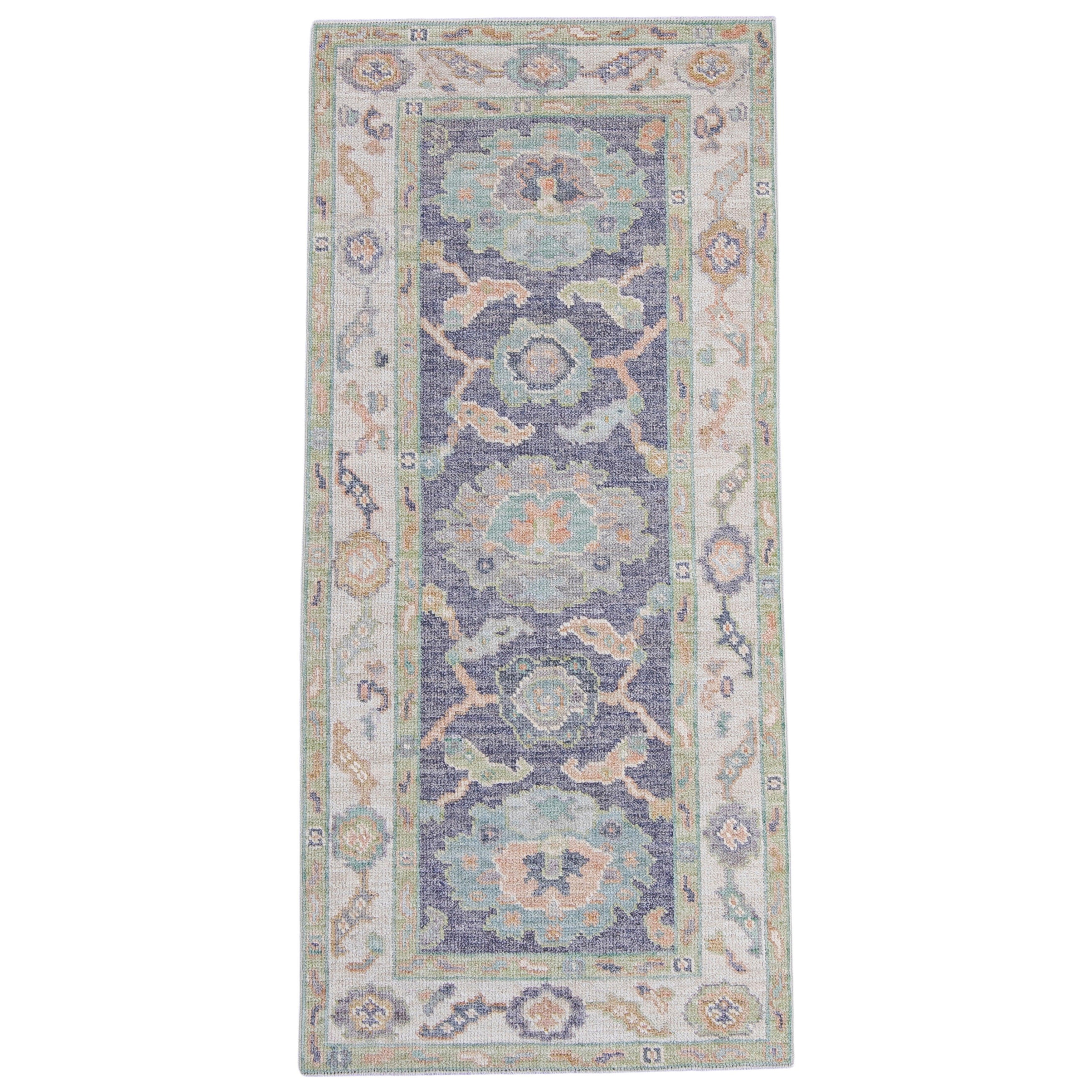 Turkish Oushak Rug 2'7" x 5'7" #16495