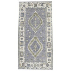 Alfombra oriental hecha a mano Oushak 3' x 5'10" #16661