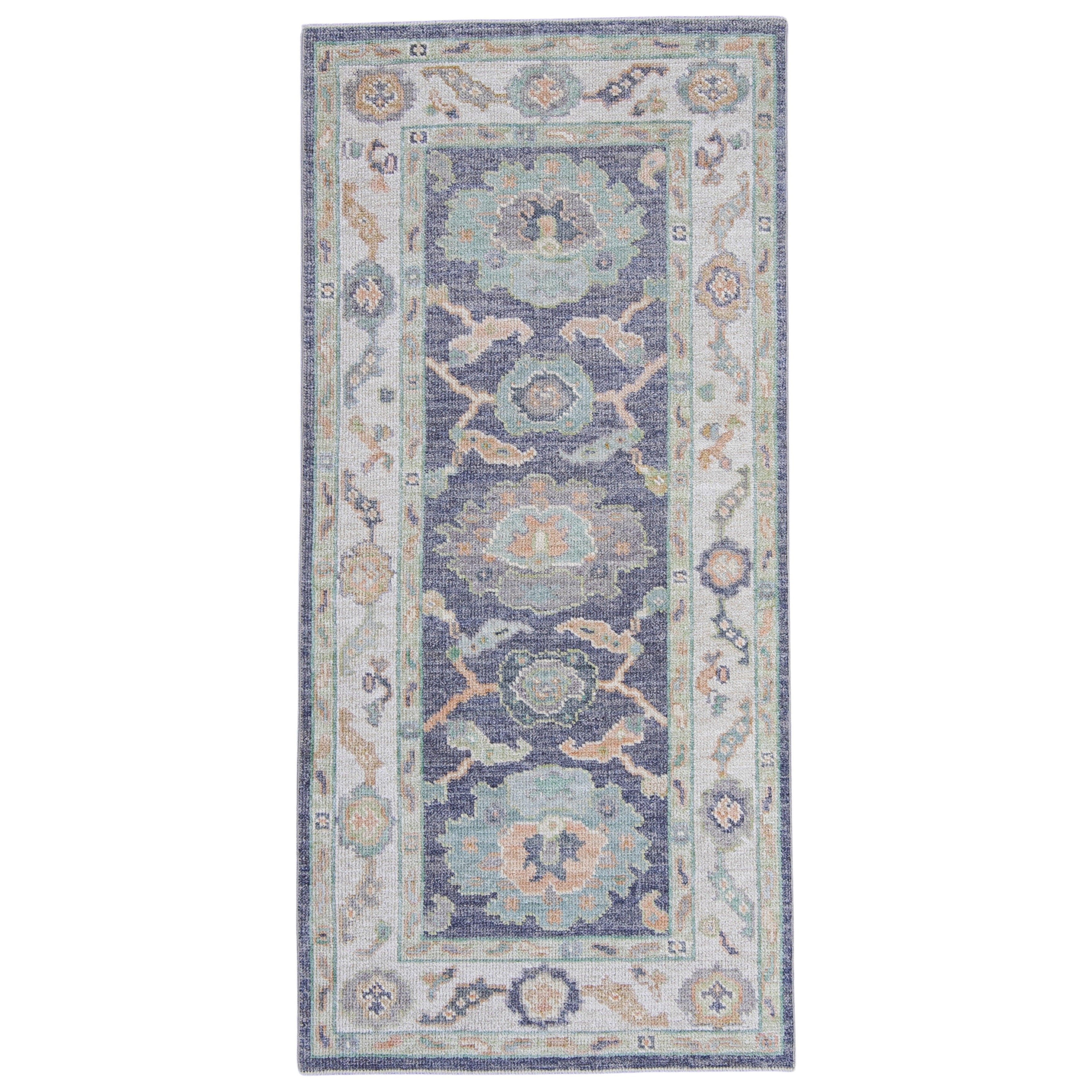 Alfombra turca Oushak 2'9" x 5'9" #16429
