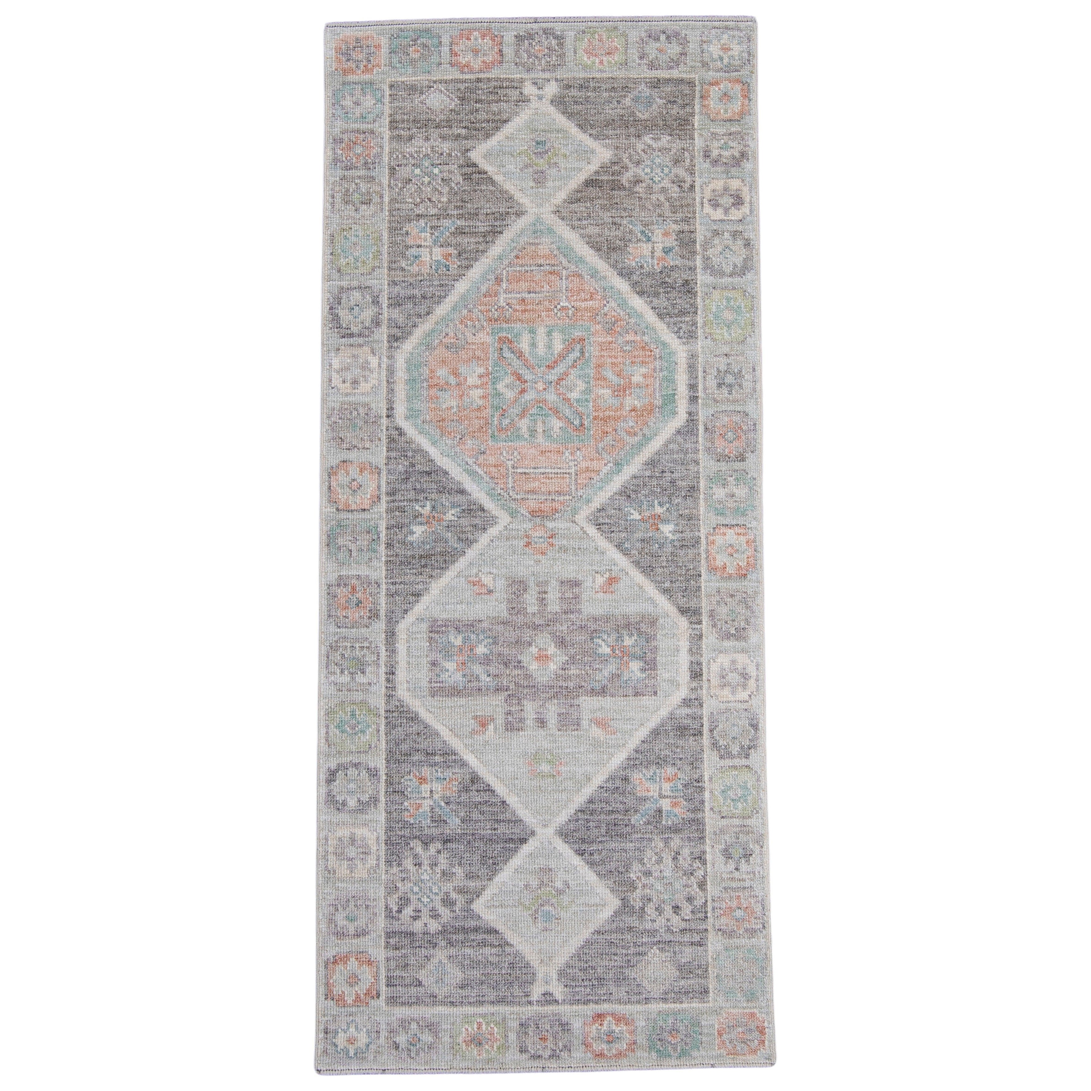 Turkish Oushak Rug 2'9" x 6'6" #16366