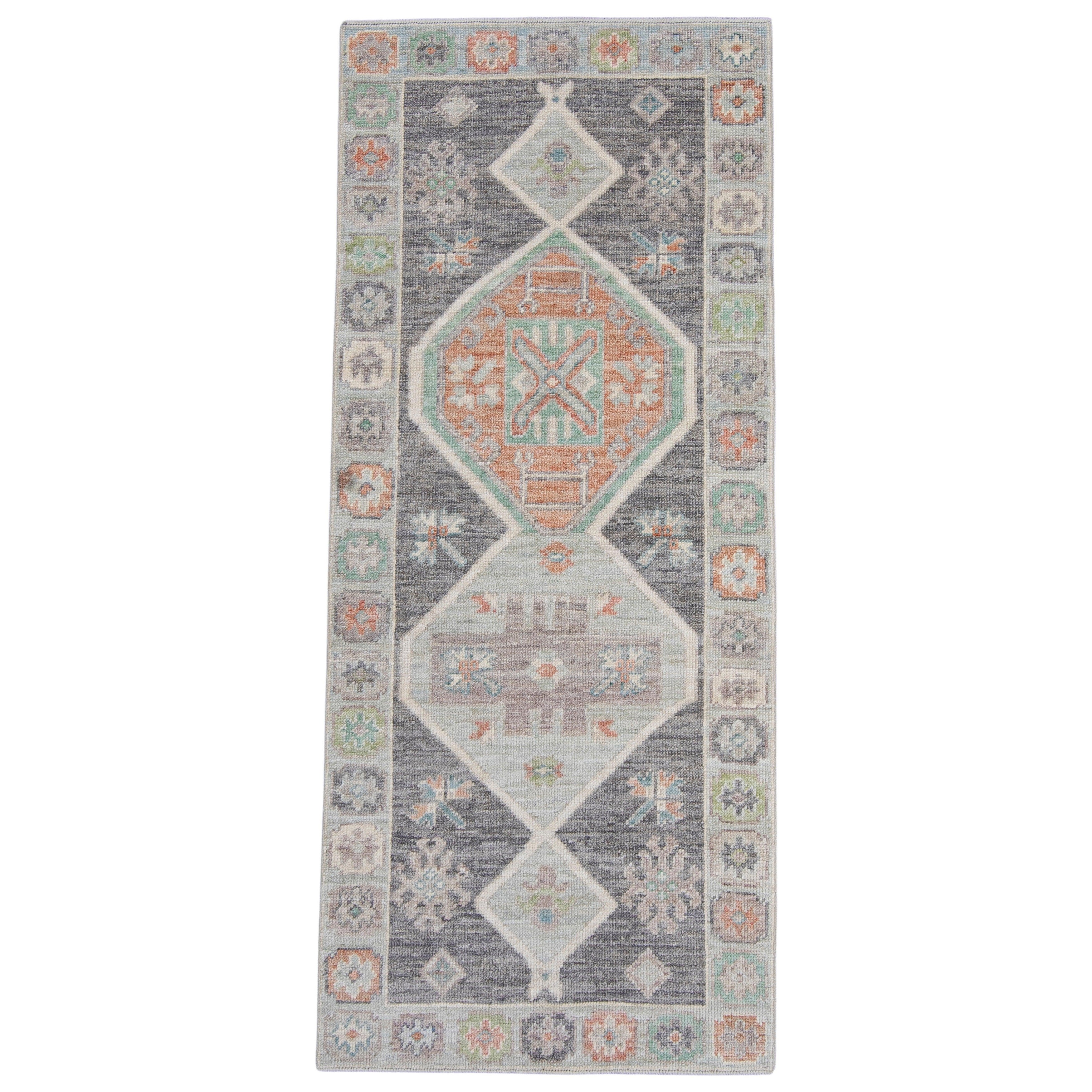 Turkish Oushak Rug 2'10" x 6'7" #16394
