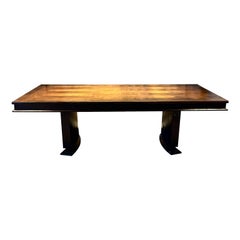 1950s Custom Mahogany Dining Table Mexico City