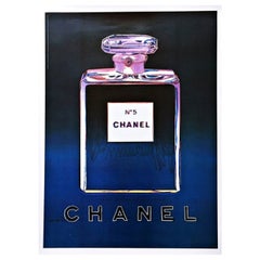 1997 Andy Warhol - Chanel Black Poster originale d'epoca
