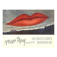 1966 Man Ray - Los Angeles County Museum of Art Original Vintage Poster