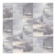 Clouds in Blue Sky Wallpaper: Dutch Sky Dusk Violet