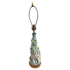 Große figurale Fantoni-Keramik-Lampe
