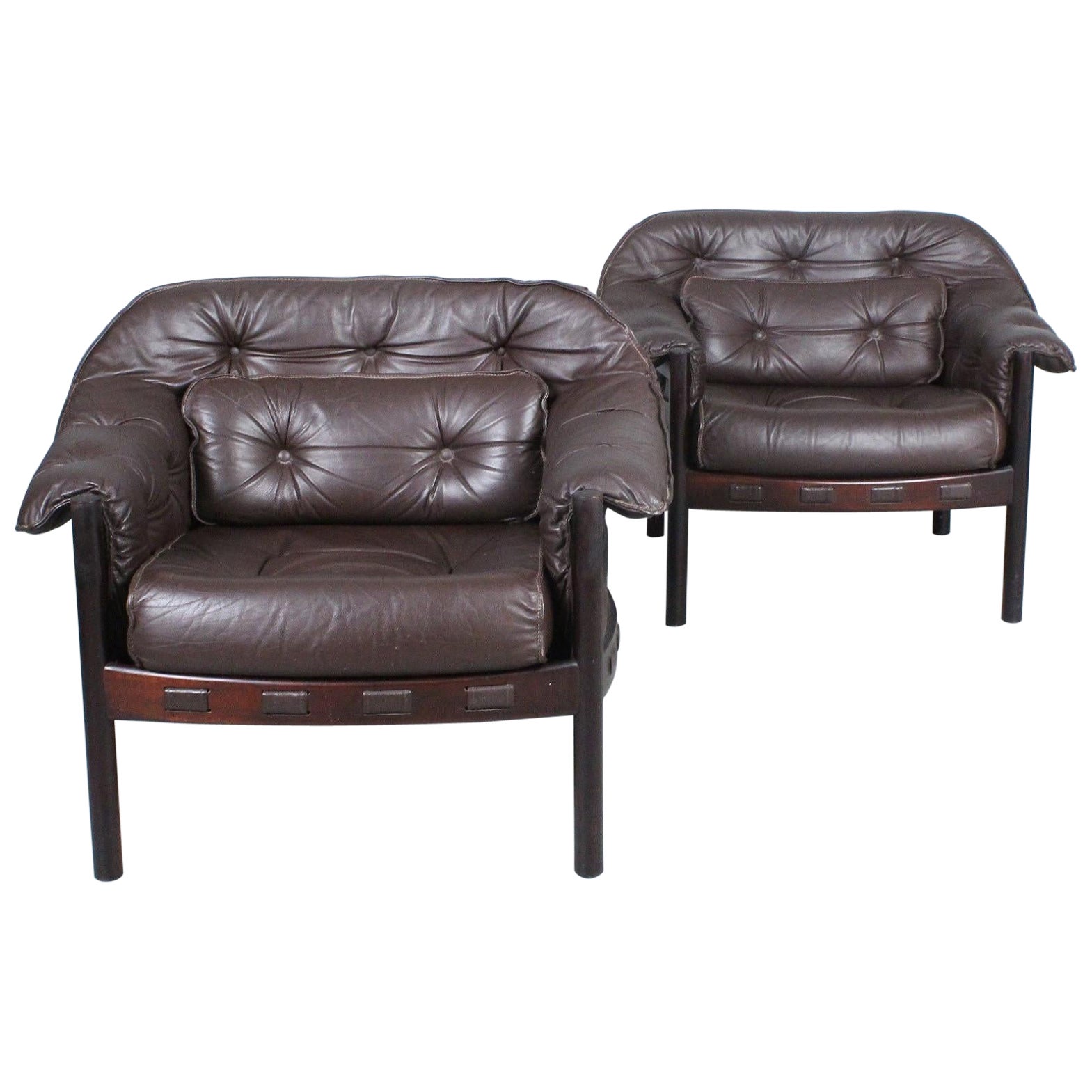 ARNE NORELL & SVEN ELLEKAE  armchair for Coja Sweden 1960 For Sale