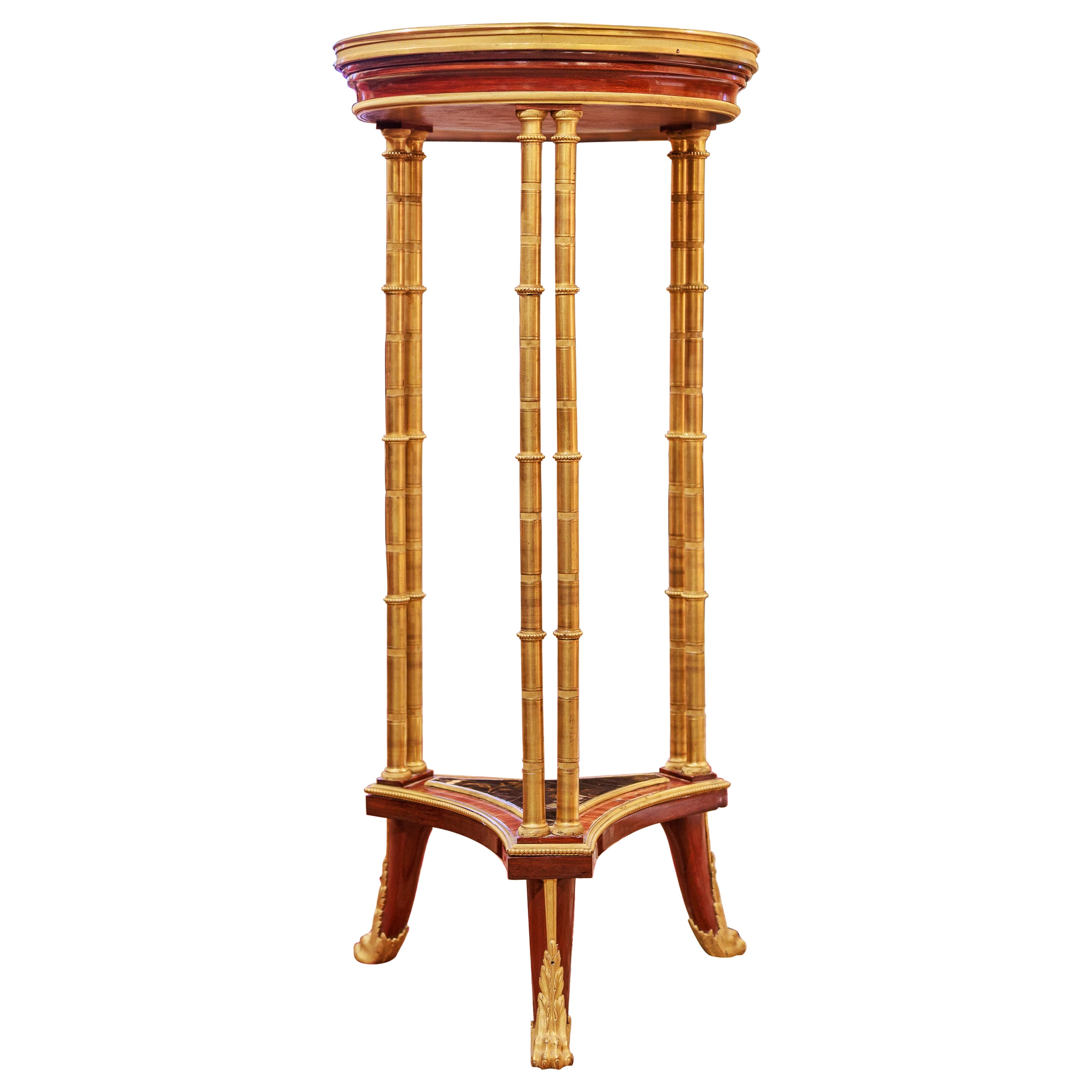 Gueridon en bronze français de la fin du XIXe siècle à motifs de Chinoiseries en vente