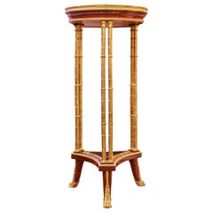 A fine late 19th century French bronze gueridon with Chinoiserie design