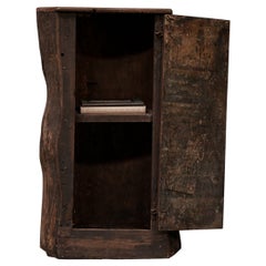 Primitive Tree Trunk Cabinet