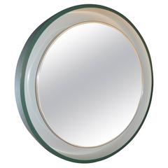 1970s Lighted Round Mirror