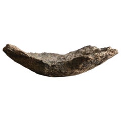 Pietra da giardino giapponese antica / "pietre di Kurama" / oggetto in pietra