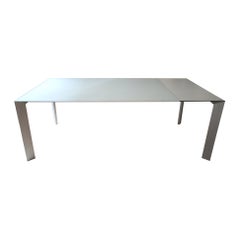 Large Italian modern extendable dining table (260 cm) Nori model-Bartoli Design.