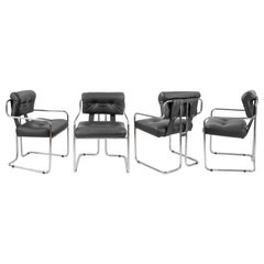Set of 4 vintage Tucroma Chairs by Guido Faleschini, Italy, 1970s