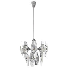 Chandelier Lamp for Stilkronen by Oscar Torlasco, 1960s