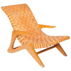 Mid-Century Lounge Chair "Linha Z" by Jose Zanine Caldas, Brazil ,1950s 11