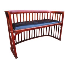 Importante Sillón Antiguo Josef Hoffmann Arts & Crafts - época Stickley W5278  VENTA