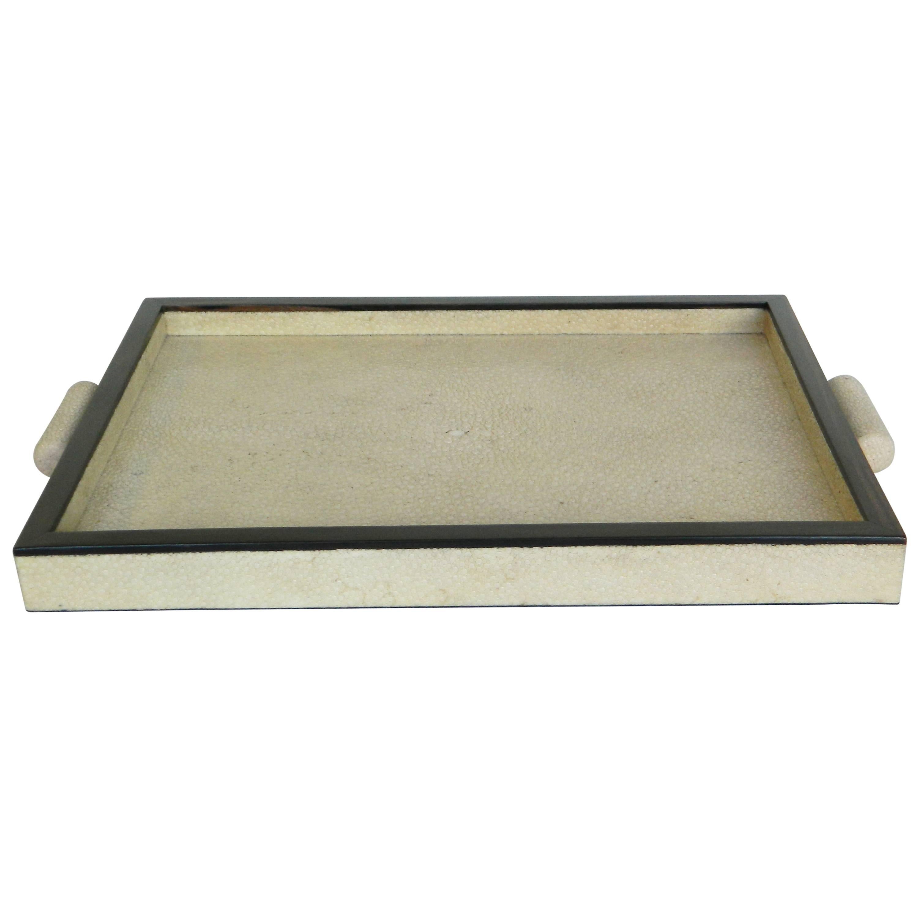Genuine Shagreen Tray For Sale