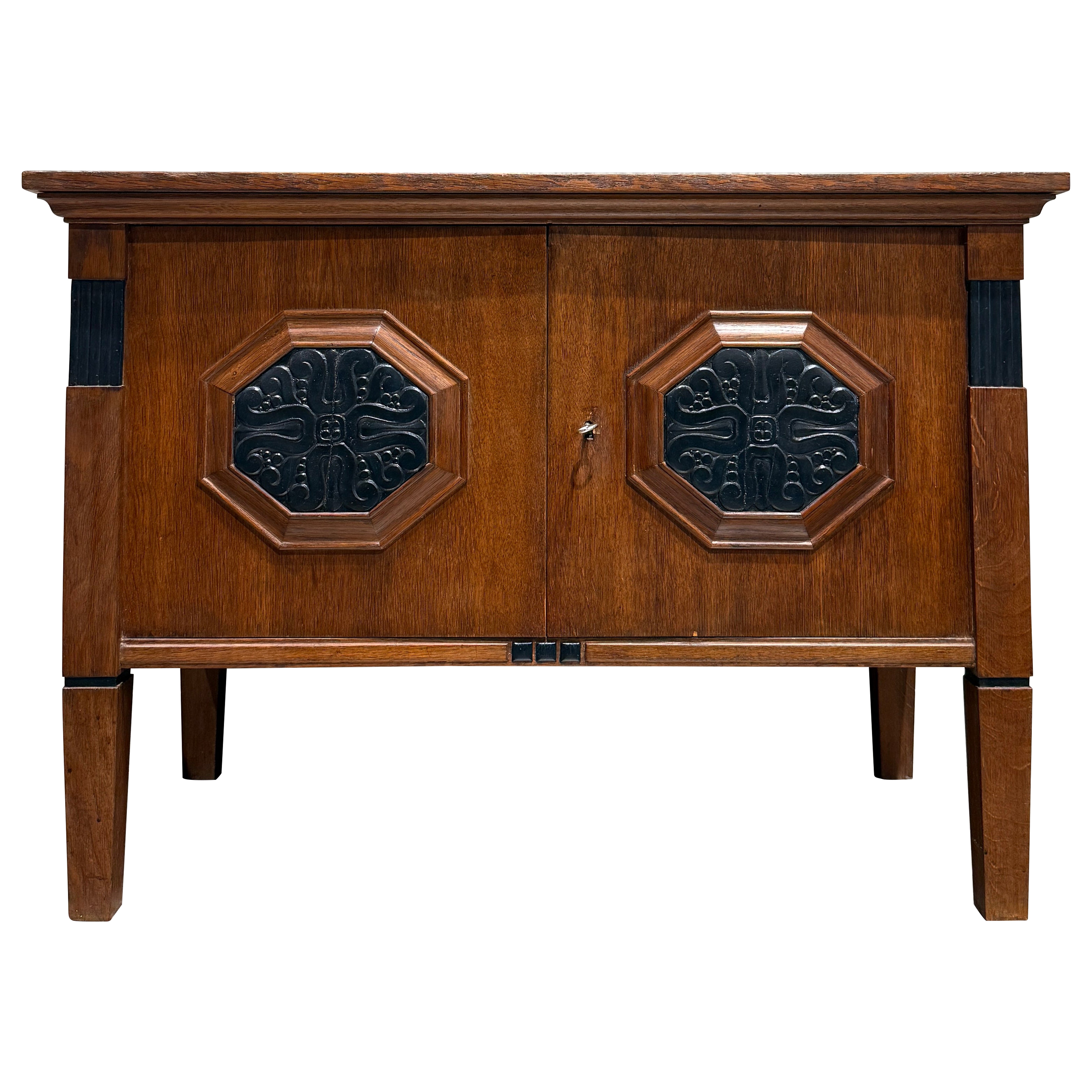 Sideboard aus Eichenholz, Dänemark 1940