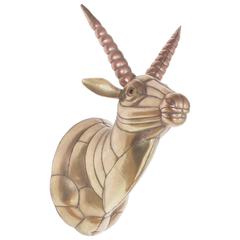 Sergio Bustamante Mid-Century Brass and Copper Gazelle 6