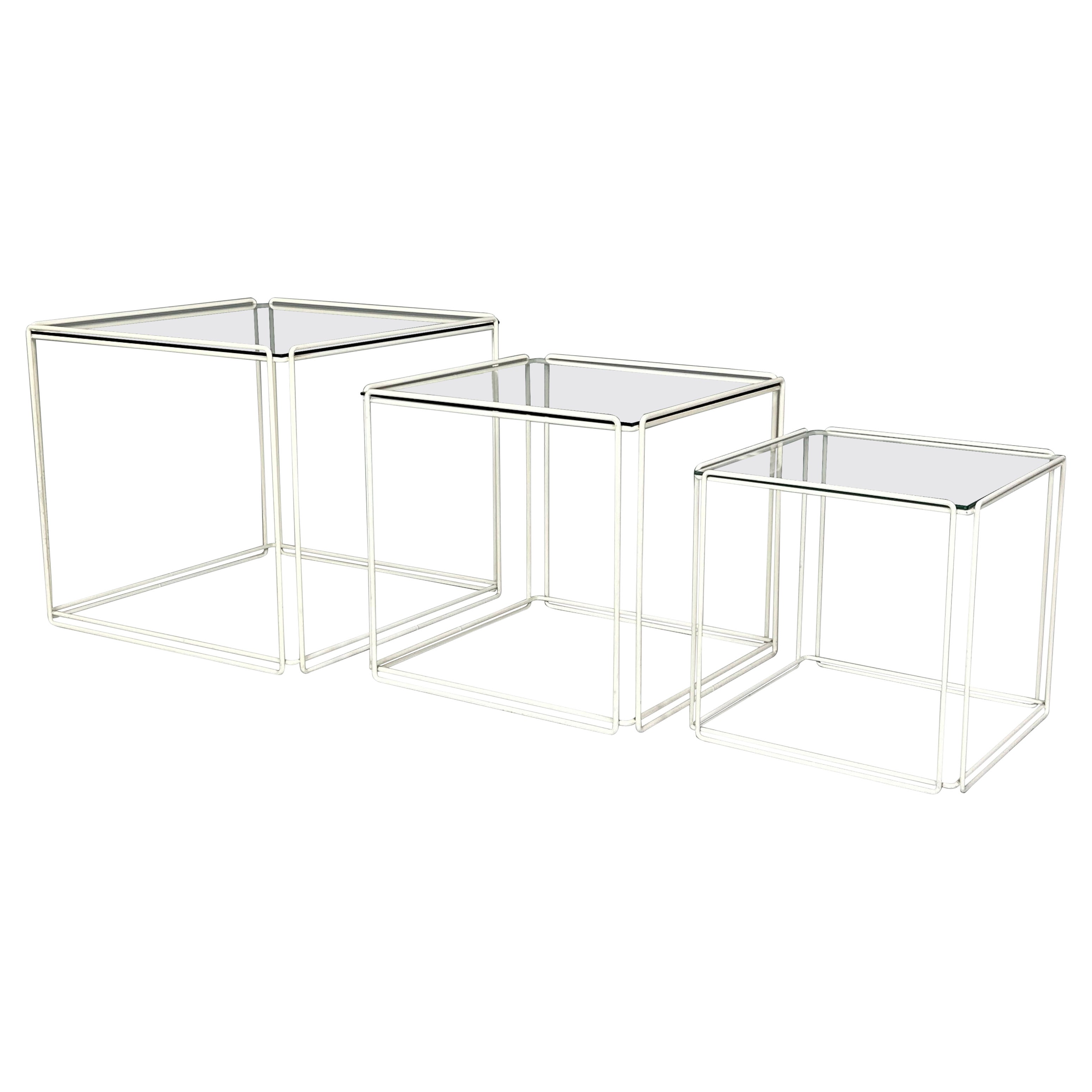Max Sauze Isocele nesting tables 1970’s design