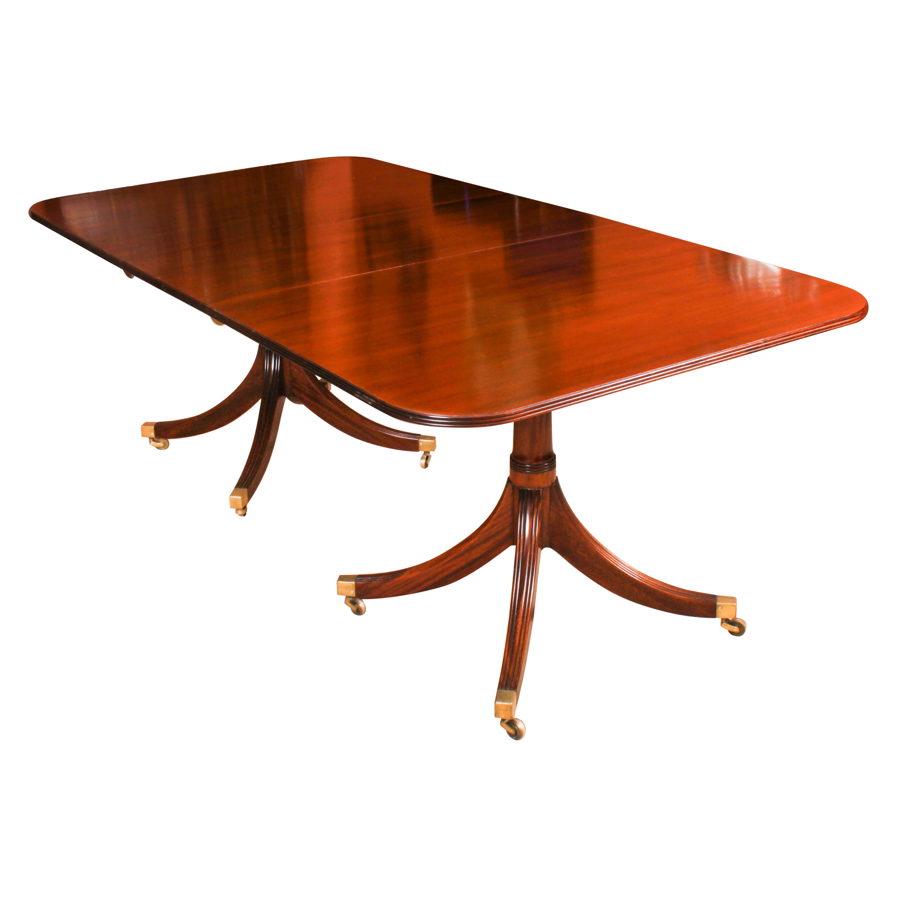 Vintage 7ft Regency Revival Dining Table William Tillman 20th Century