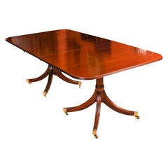 Vintage 7ft Regency Revival Dining Table William Tillman 20th Century