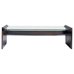 "Acca" wood and glass coffee table,  Kazuhide Takahama, Gavina