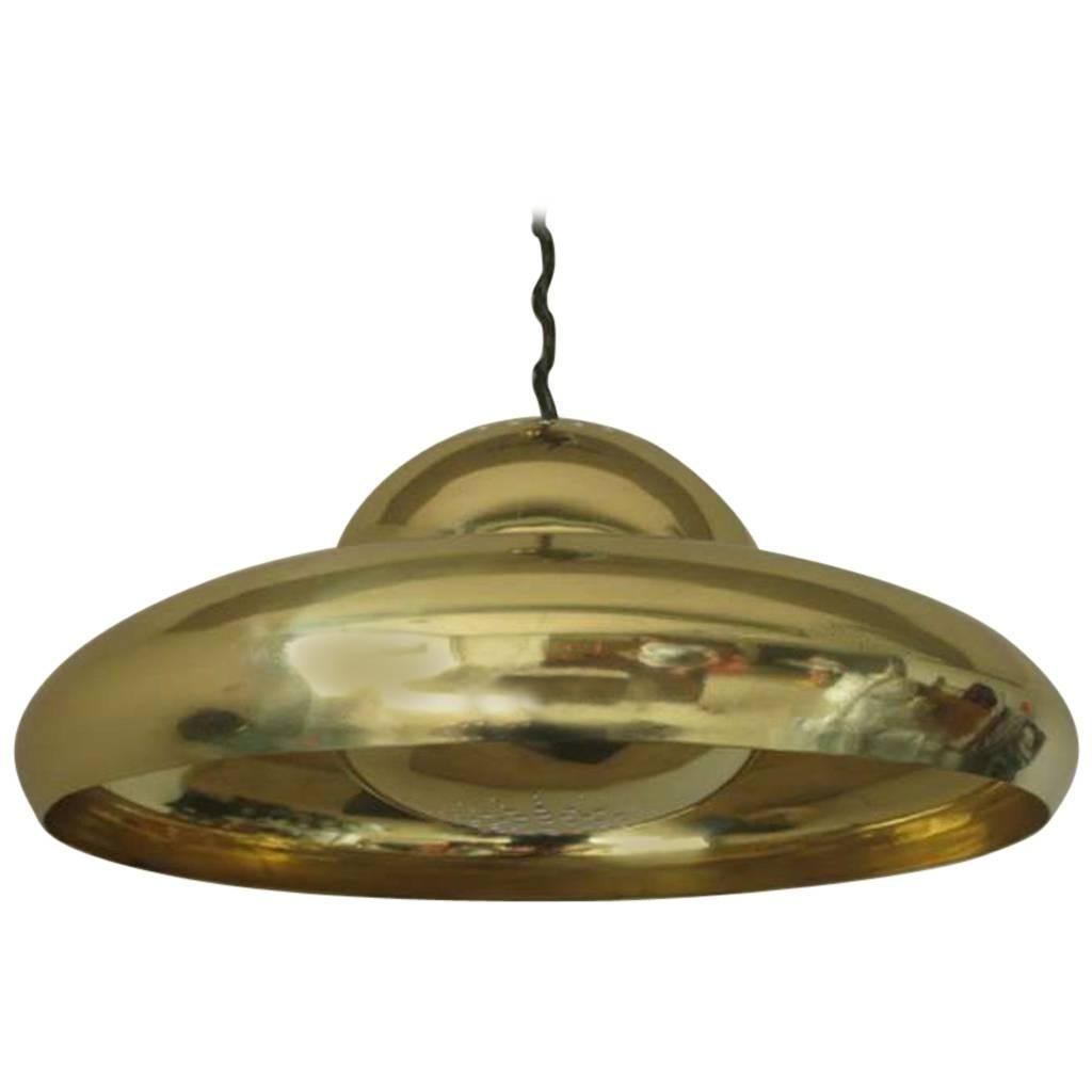 Brass Fior Di Loto Pendant by Tobia Scarpa