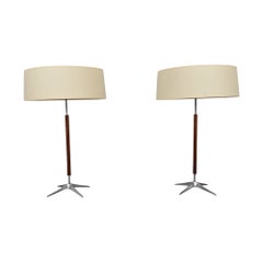 Pair of Gerald Thurston Mid Century Table Lamps