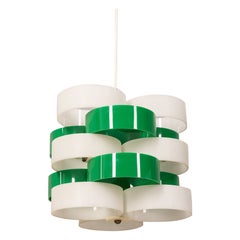 1960er Jahre Vintage-Kronleuchter aus Kunststoff Design Stilux Milano