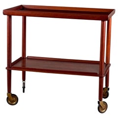 Bar Cart by Peter Hvidt & Orla Mølgaard-Nielsen for Søborg Møbler, 1960s