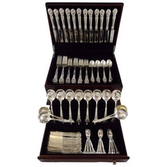 Royal Oak by Gorham Sterling Silver Flatware Set, 12 Service, Dinner, 108 Pieces