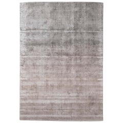 Tappeto design italiano platino rosa tessuto a mano Deanna Comellini 300x400cm