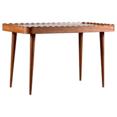 Elegant Oak Coffee Table by Paolo Buffa for Permanente Mobili Cantù, Italy, 1950