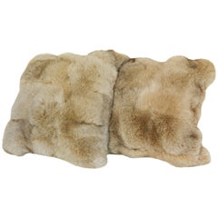 Beautiful Fox Pillow with Italian Cashmere