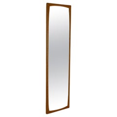 Specchio anni '60 in rovere