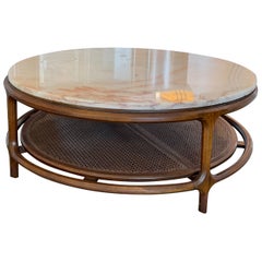 Vintage marble coffee table made by Gordon’s Inc. fine furniture, in Tennessee